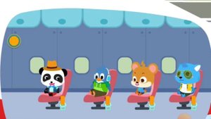 Развивающая игра Аэропорт маленькой Панды для детей