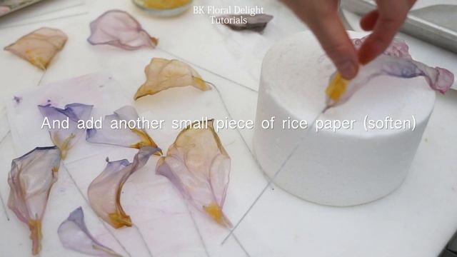 Dreamy Translucent Rice Paper Flower 花 ? 라이스페이퍼 플라워 Learn how to make Edible cake topper смотреть онлайн