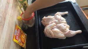 Как приготовить курицу в духовке. Запеченная курица от Ивана!