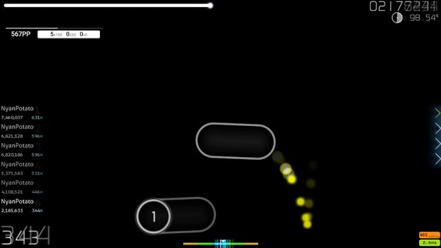 NyanPotato | The Paws Element - Gromko Voyem Na Lunu (Cut Ver.) +HDDT 98.93% [717pp FC] - osu! смотреть онлайн