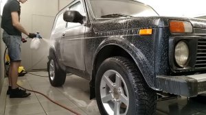 Нива. Детейлинг-мойка и защита с Leraton, Shine Systems, Foam Heroes и Space Cosmetics