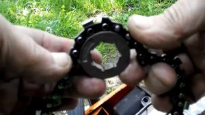 Китайская бензопила. Установка оригинальной шины и цепи от STIHL