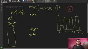 Maximum Rectangular Area in a Histogram | Stacks | Love Babbar DSA Sheet | Amazon?