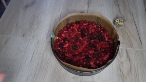 Бомбический торт с вишней и крем-чиз на 14 февраля.