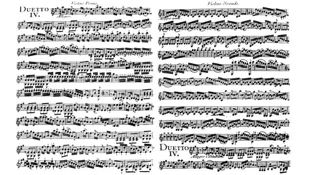 6 Violin Duets Op.2 By Felice Giardini (with Score) смотреть онлайн