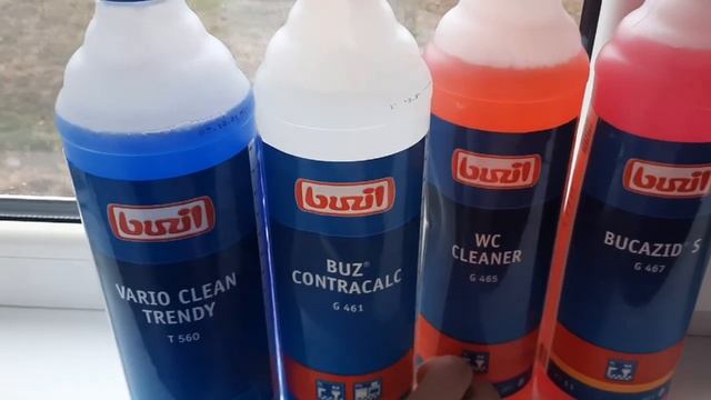 Профессиональная немецкая химия BUZIL для дома и клининга. BUZILкомпаниясының химиялық жуғыш заттар