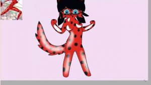 Draw Ladybug cat рисуем Ледибаг кошка Speed drawing