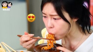 ASMR MUKBANG| 직접 만든 즉석 떡볶이 양념치킨 튀김 먹방 & 레시피 FRIED CHICKEN AND Tteokbokki EATING