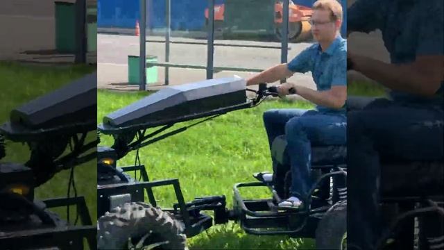 Мотоблок аккумуляторный - такое бывает только в России! Сделано в России! смотреть онлайн