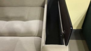 Диван Милона с механизмом еврокнижка и ящиками в подлокотниках