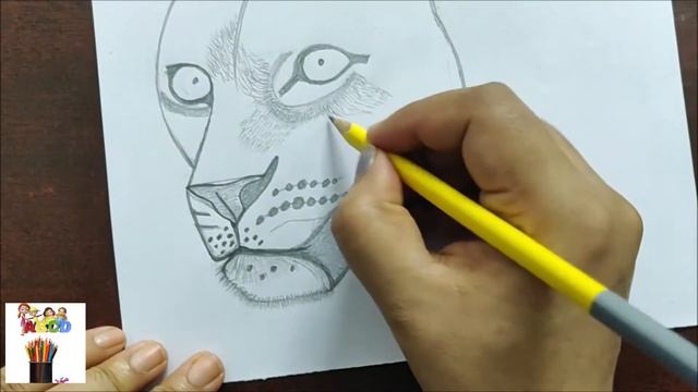 Draw Leopard | how to draw leopard step by step смотреть онлайн