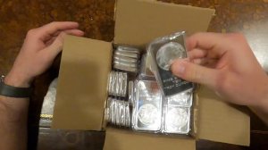 Opening a MONSTER BOX of Silvertowne 10 oz. SILVER Bars!