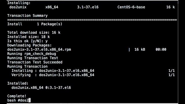 how to install dos2unix in centos,linux,redhat смотреть онлайн