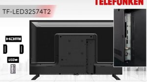 Телевизор 32" Telefunken TF-LED32S74T2 HD с ТМОЛЛ