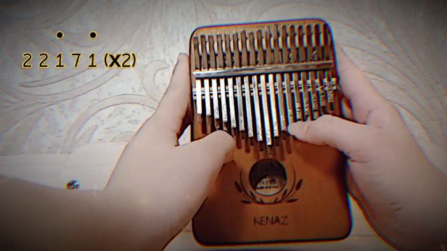 Северный ветер на калимба с табами (табулатурой и номерами) смотреть онлайн