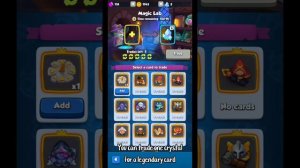 Rush Royale How to Use Magic Crystal (Upgrade Legendary Card)