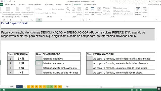 V#12 Teste Intermediário Ex 01 - Excel смотреть онлайн