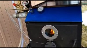 Котел для дачи. Отзыв о твердотопливном котле "Космос-12", Московская обл.