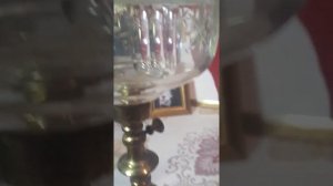 Винтажная керосиновая лампа.