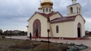 Водосточка на храм в Кировском