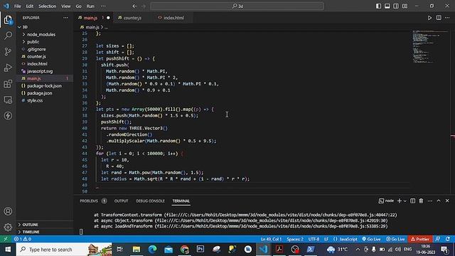 create a 3d solar system using javascript#JavaScript #ThreeJS#SolarSystem 3DGraphics #WebDevelopmen