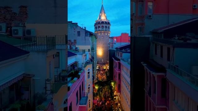 Галатская башня. Стамбул, Турция.