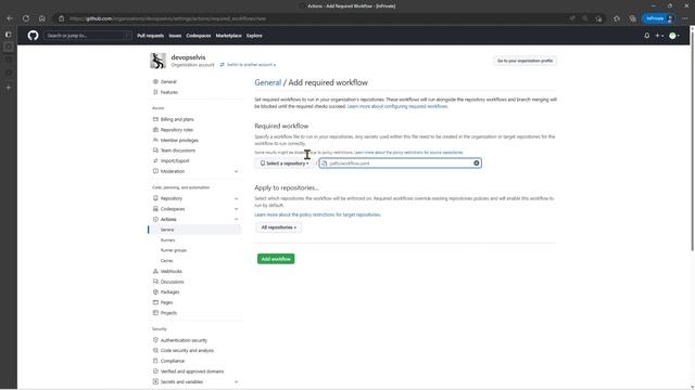 Required Workflows with GitHub Actions смотреть онлайн