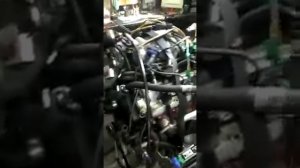 Тест двигателя ISUZU 6VE1 099074