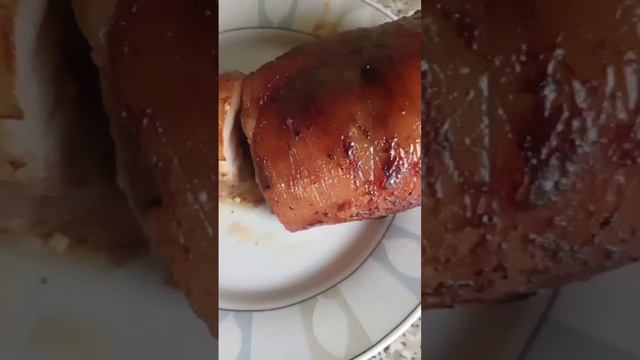 Мясной рулет, моë первое видео!