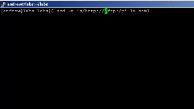 Using Regular Expressions with SED a practical example смотреть онлайн