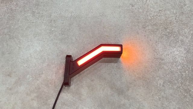 Фонарь боковой габаритный рог светодиодный неоновый с бегающим указателем поворота ФГ-50 смотреть онлайн