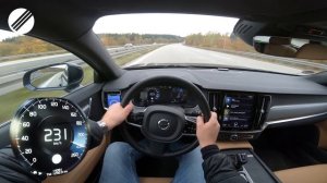 VOLVO V90 D5 2.0 AWD TOP SPEED AUTOBAHN POV DRIVE ?