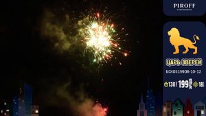 Батарея салютов Царь зверей (199/0,8;1;1,2) БСК0519908-10-12