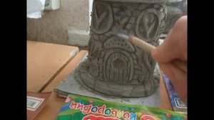 Домик гнома для сада / DIY / House of the gnome for the garden