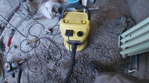 "аля рециркуляция" / тест строительного пылесоса Karcher WD 3 P V-17/4/20 1000Вт
