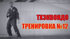 Тхэквондо. Тренировка №12. Школа боевых искусств Демида Момота. Тренер - Евгений Леонов.
