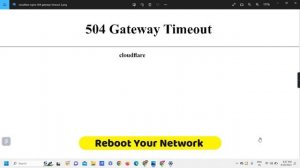 How to Fix 504 Gateway Timeout Error || HTTP Errors