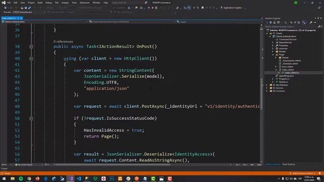 Curso Microservicios Net Core 3 Parte 44. Authentication Client - Proyecto de autenticación