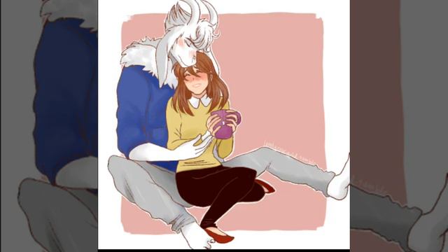 Undertale Фриск  Азриель Фрисриель