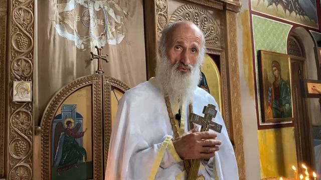 Проповедь отца Вениамина в день празднования иконы Божьей матери Всецарица .
