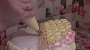 Торт " Корзина с крышкой"