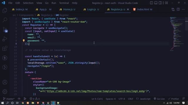 Login & Register in React JS with Local Storage for Beginners (in 37 Minutes Only) | @CodeWithViju