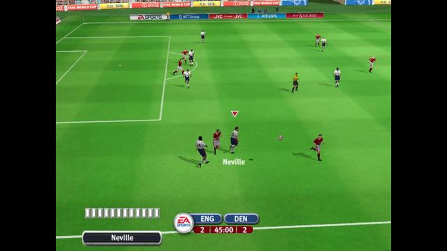 4. [PC] FIFA World Cup 2002 | England 4 - 3 Denmark | World Class Difficulty (Round of 16) смотреть онлайн