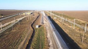 Строительство второго пешеходного перехода и досмотрового комплекса в посёлке Багерово.