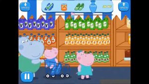 Гиппо в Супермаркете Мультик Гиппо пеппа Игра для детей