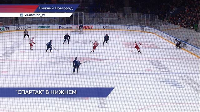На льду КРК «Нагорный» состоялось победное хоккейное сражение «Торпедо» против «Спартака»