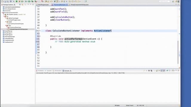 Coding a Java Swing Application смотреть онлайн