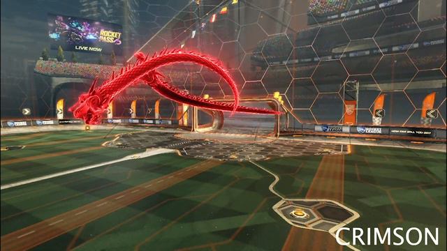 All Painted Dueling Dragons Goal Explosion - Rocket League Showcase смотреть онлайн