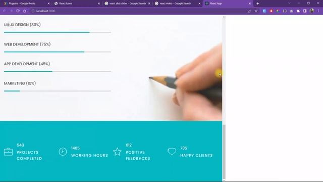 Create A Simple Website Using React JS | React JS Website Tutorial For Beginners