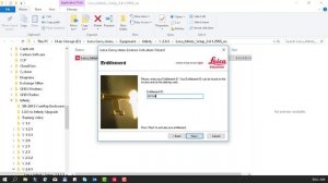 Leica Infinity Installation - Activation of Node Locked License